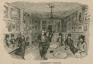Renton Nicholsons Parlour, Garricks Head Hotel, Bow Street, Londen door English School
