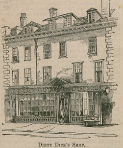 Woning in Leadenhall Street, Londen, van Nicholas Bentley, ook bekend als Dirty Dick door English School