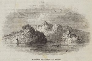 Resolution Bay, Marquesas Eiland