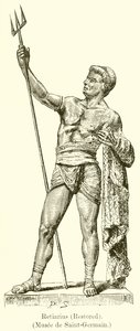 Retiarius (Gereconstrueerd). (Musee de Saint-Germain) door English School