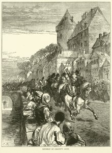 Terugtocht van het leger van Chanzy, januari 1871 door English School