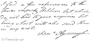 Revd Samuel Ayscough door English School