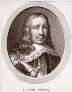 Richard Cromwell, toegeschreven aan Maurin, gegraveerd door de Langlume door English School