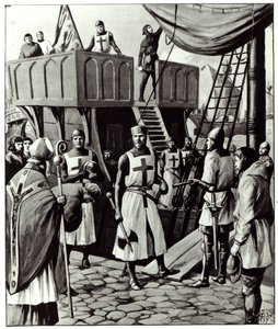 Richard I vertrekt naar het Heilige Land, 1939 door English School