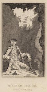 Richard Turpin, geëxecuteerd in York, 1739 door English School