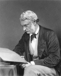 Rechtse Eerwaarde Heer John Manners, gegraveerd door G. Cook van een foto door S.A. Walker