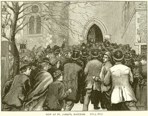 Rel in St. James, Hatcham door English School