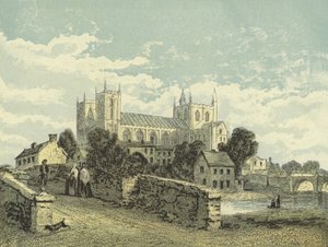 Ripon Kathedraal, Zuidwestelijke Aanblik door English School