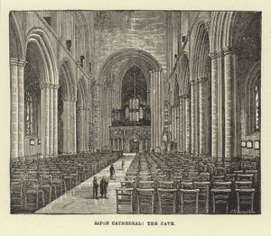 Ripon Kathedraal, het Schip door English School