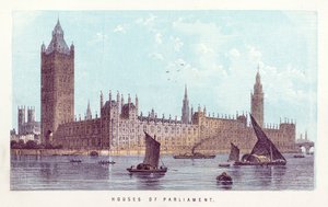 Rivier de Theems: Houses of Parliament door English School