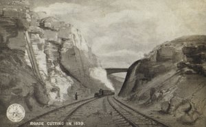 Roade Cutting in 1839 door English School