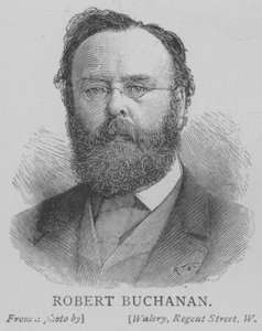Robert Buchanan (gravure) door English School