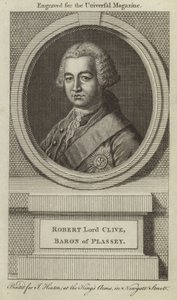 Robert Lord Clive, Baron van Plassey door English School
