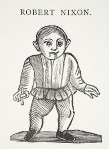 Robert Nixon, illustratie uit Chap-books van de Achttiende Eeuw door John Ashton, uitgegeven 1882