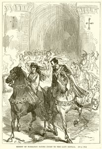 Robert van Normandië huldigt Lady Sibylla