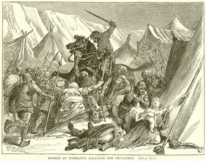 Robert van Normandië verzamelt de kruisvaarders