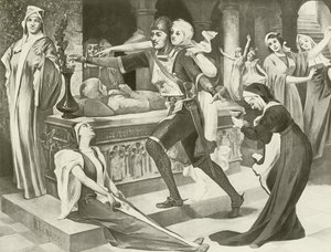 Robert de Duivel, Acte III scène iii (gravure)