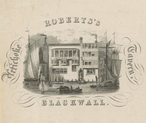 Robertss Artichoke Tavern, Blackwall, Londen door English School