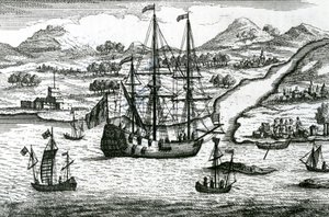 Robinson Crusoe ontsnapt uit Cambodja en komt een haven binnen in het noordelijke deel van China door English School