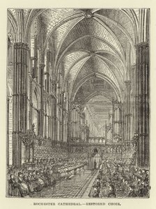 Rochester Kathedraal, gerestaureerd koor door English School