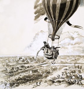 Rolier en Bezier werden tijdens de Eerste Wereldoorlog met een boodschap per ballon gestuurd