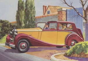 Rolls-Royce (kleur litho) door English School