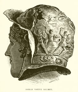 Romeinse votiefhelm door English School