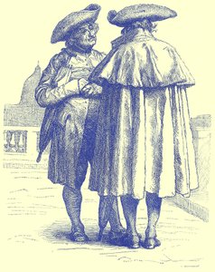 Romeinse priesters, illustratie uit Geïllustreerde Reizen, bewerkt door H. W. Bates, gepubliceerd ca. 1880 door English School