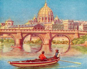 Rome, Sint-Pieters vanaf de Tiber