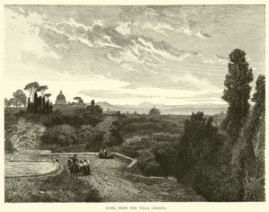 Rome, vanaf de Villa Corsini door English School