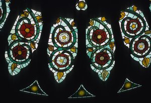 Detail van roosvenster