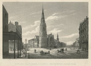 Rowland Hills Kapel en Scholen, Westminster Bridge Road, Lambeth door English School