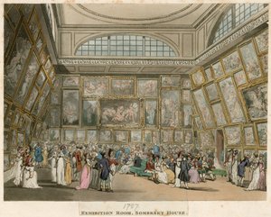 Royal Academy: Tentoonstellingsruimte, Somerset House, Londen door English School