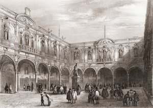 Royal Exchange, Londen, Engeland door English School