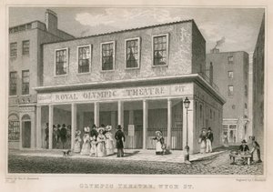 Royal Olympic Theatre, Wych Street, Londen door English School
