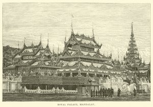 Koninklijk Paleis, Mandalay door English School