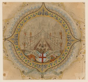 Koninklijke Processie van het bezoek van Hare Majesteit aan de St. Paul