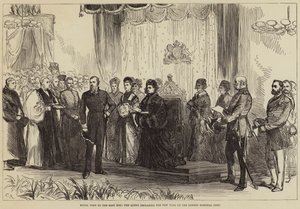 Koninklijk bezoek aan de East End, de koningin verklaart de nieuwe vleugel van het London Hospital geopend door English School