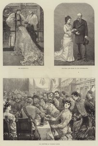 Koninklijk Huwelijk van Prins Leopold en Prinses Helena (gravure) door English School