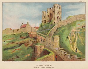 Verwoeste toren van Scarborough Castle