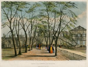 Ruïnes van de Avenue op de Parade, Brand in de Tower of London, 1841