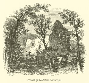 Ruïnes van Godstow Nunnery door English School