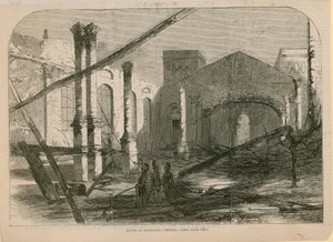 Ruïnes van de Limehouse Kerk door English School