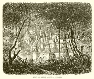 Ruïnes op de berg Bakheng, Cambodja door English School