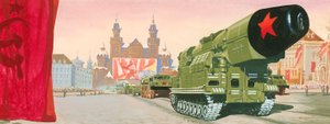 Russische militaire parade door English School