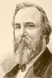 Rutherford Birchard Hayes (litho) door English School
