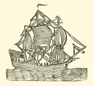 Zeilschip door English School