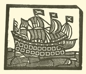 Zeilschip door English School