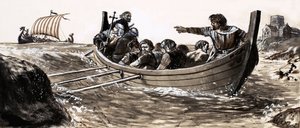 Saint Malo ontsnapt aan plunderende Vikingen door English School