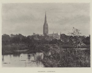 Kathedraal van Salisbury door English School